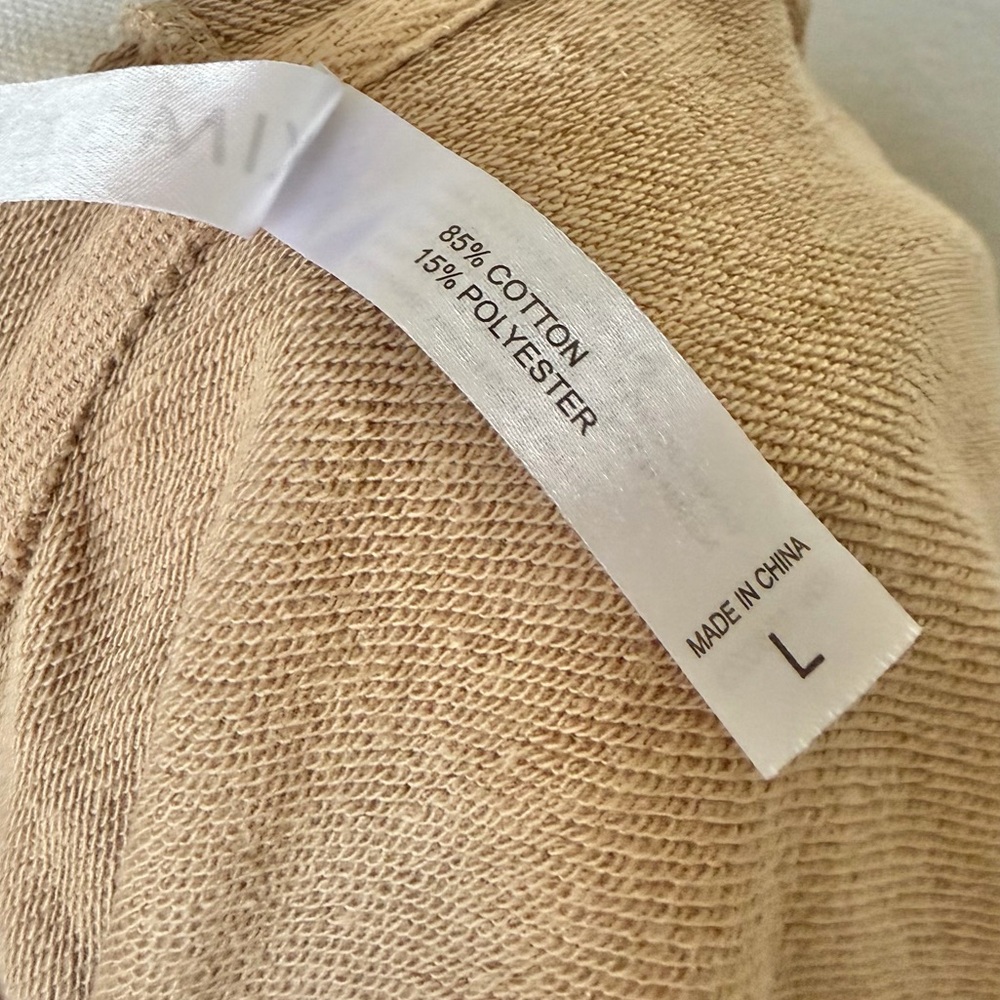 Kimberly C - Women's Cropped Boxy Tan Zip Up hoodie - Picture 10 of 12